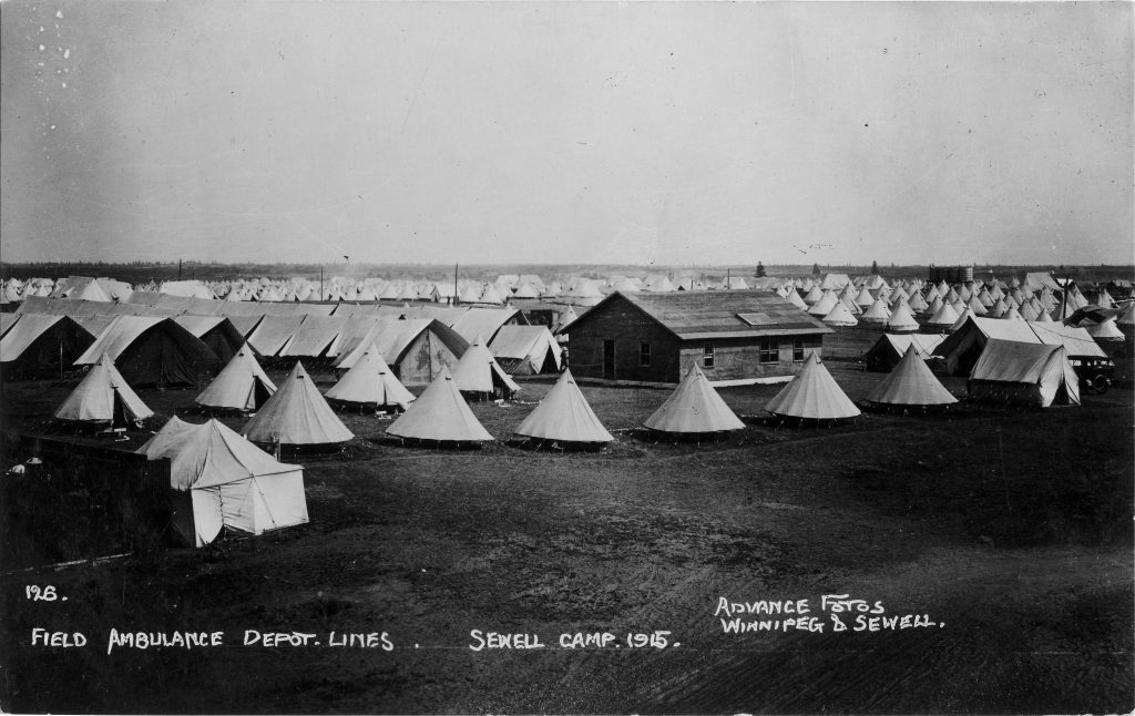 field-ambulance-depot-lines-sewell-camp-1915