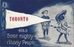 Toronto greetings postcard banner