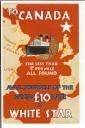 White Star Line advertising card